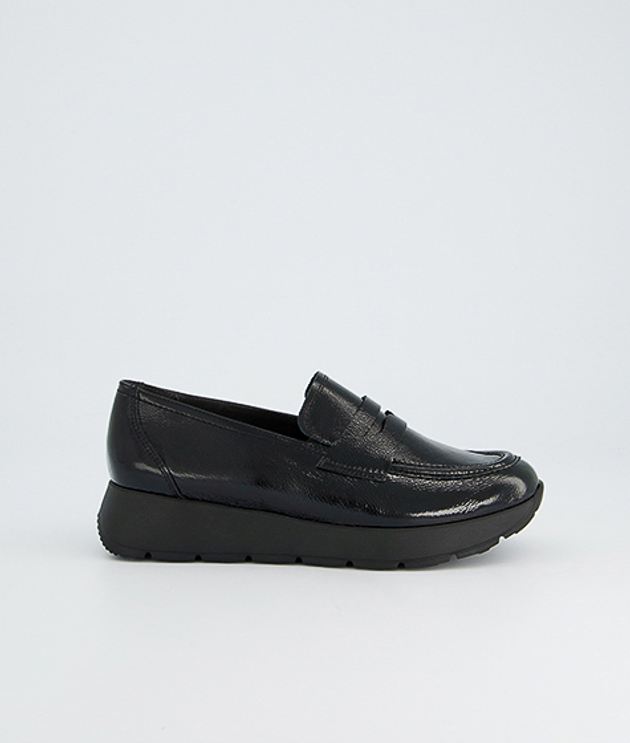 Paul Green 1182-018 Slipper & Mokassin in schwarz