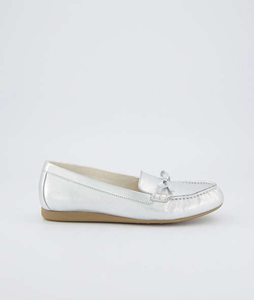 Paul Green 1152-027, Slipper & Mokassin in Silber, metallic für Damen, Größe 35,5