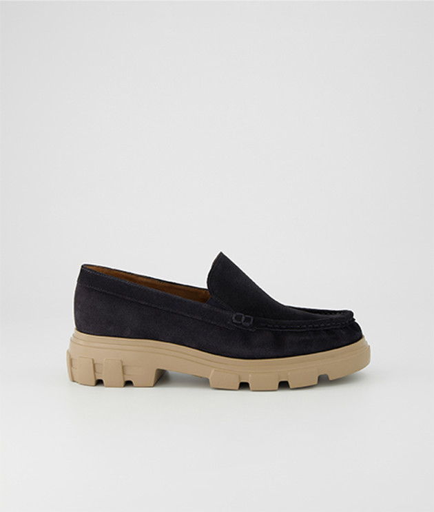 Paul Green 1258-003 Slipper & Mokassin in blau