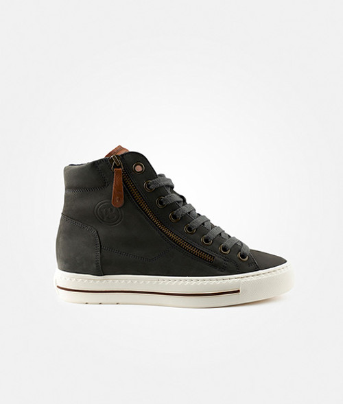 Paul Green 4024-010, Sneaker in Grau für Damen, Größe 43