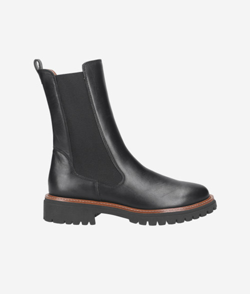 Paul Green 8026-004, Chelsea Boots, Stiefeletten in Schwarz für Damen, Größe 37,5