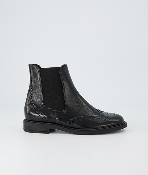 Paul Green 8070-048, Stiefeletten, Chelsea Boots in Schwarz für Damen, Größe 37