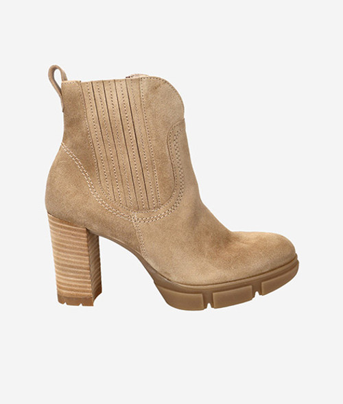 Paul Green 9033-002, Stiefeletten in Beige für Damen, Größe 40
