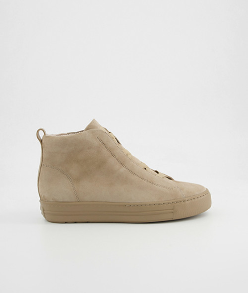 Paul Green 5571-002, Sneaker in Beige für Damen, Größe 42