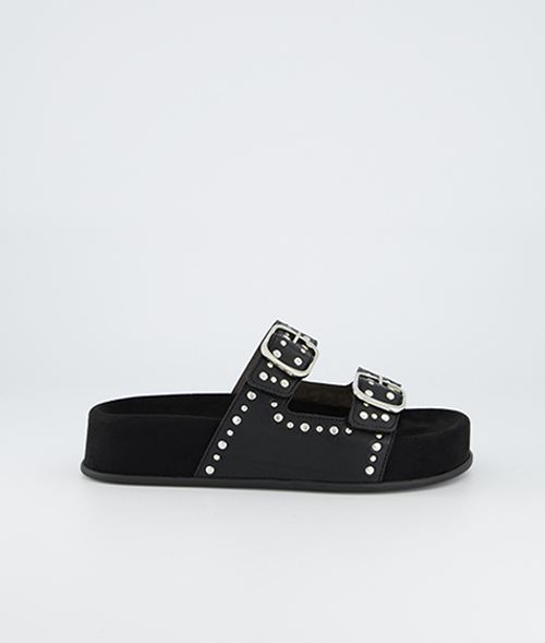 Paul Green 6168-007, Sandaletten in Schwarz für Damen, Größe 37,5