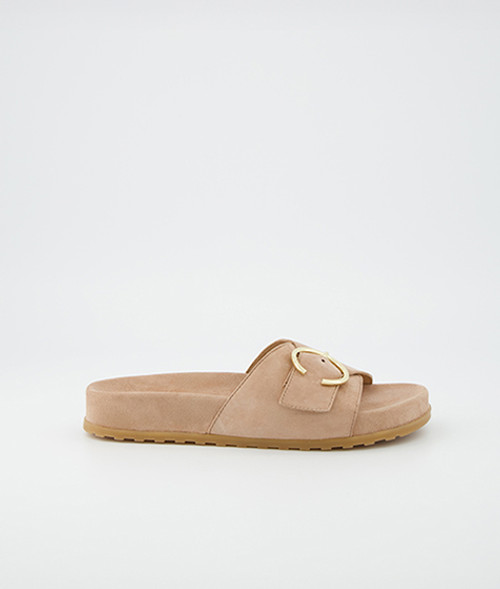 Paul Green 6170-029, Sandaletten in Beige für Damen, Größe 42