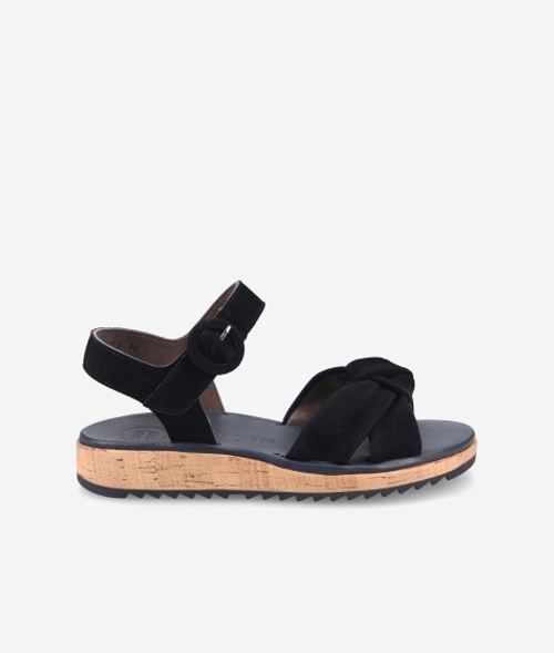 Paul Green 6105-075, Sandaletten in Schwarz für Damen, Größe 37