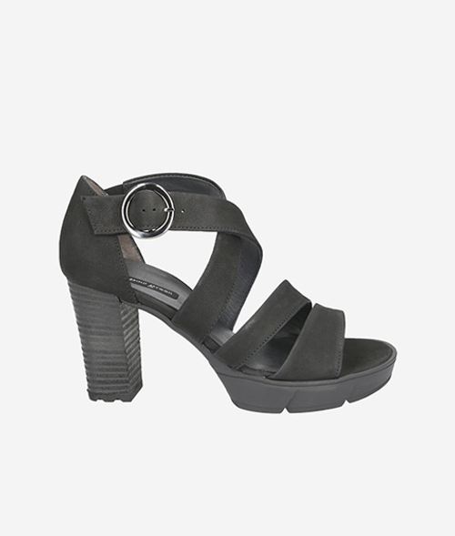 Paul Green 7942-001, Sandaletten in Schwarz für Damen, Größe 40,5