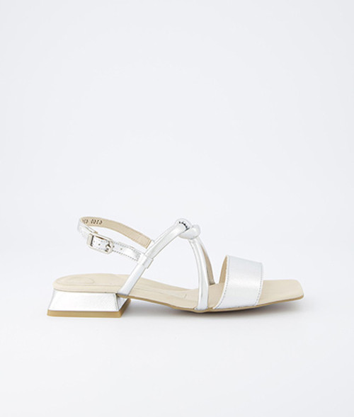 Paul Green 6160-037, Sandaletten in Silber für Damen, Größe 37,5