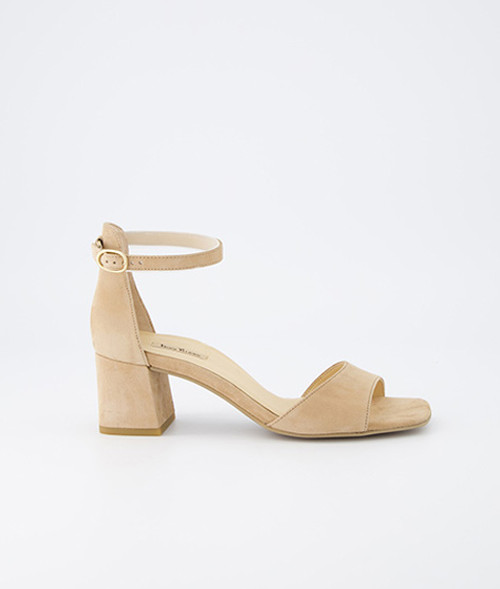 Paul Green 6140-007, Sandaletten in Beige für Damen, Größe 36