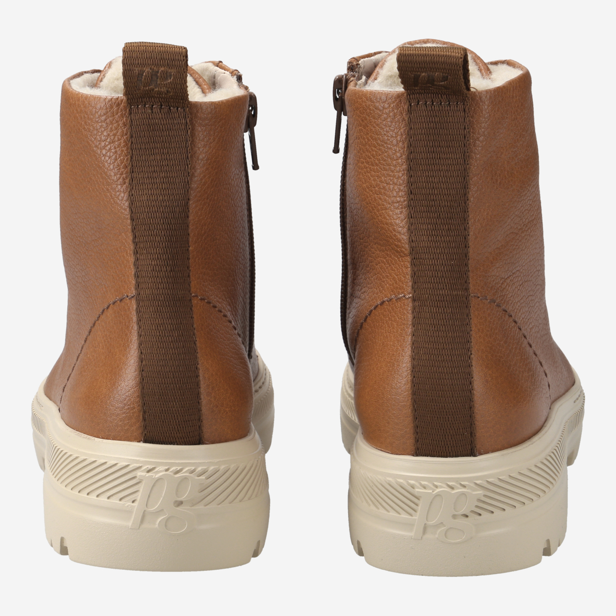 Paul Green Damen Chelsea Boots Mit Warmfutter - Braun Rauleder