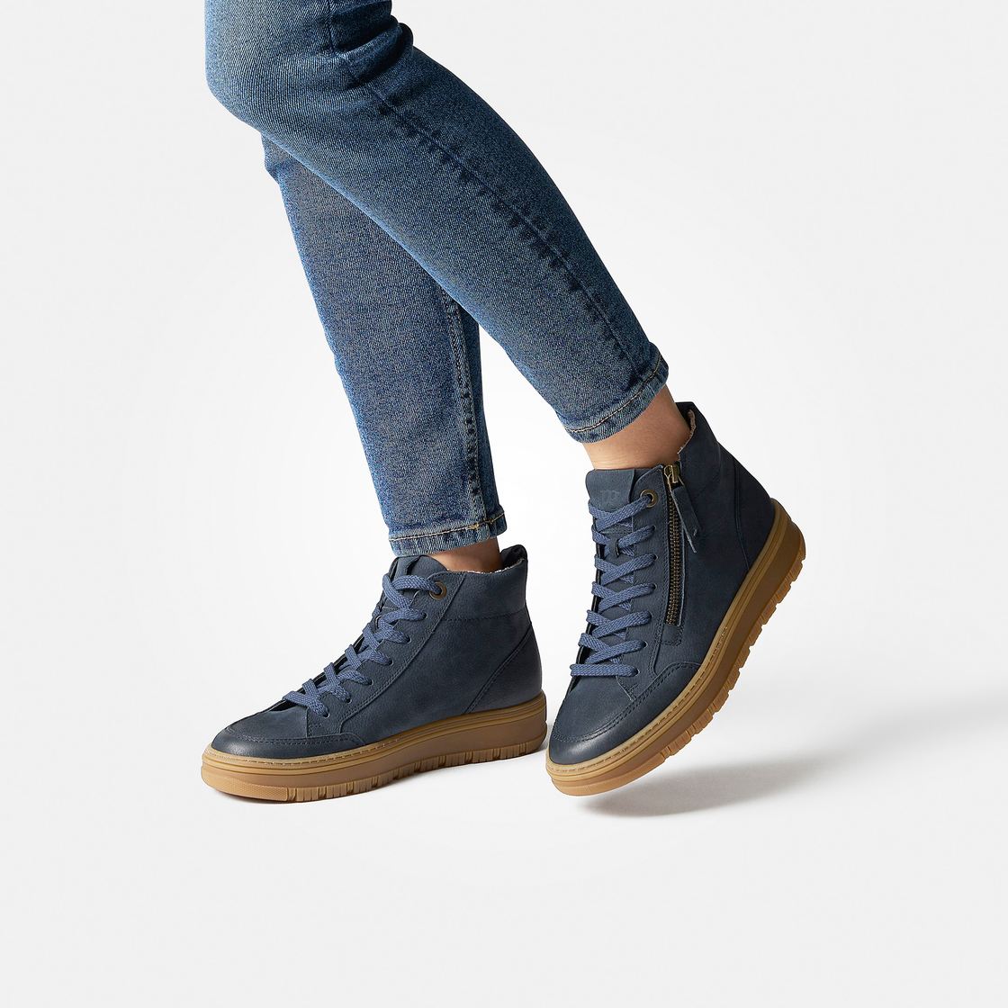 Damen Sneaker Sneaker High Dunkelblau Sneaker High Dunkelblau