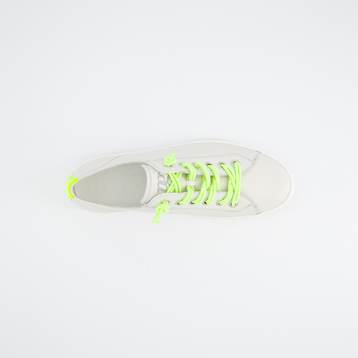 Paul Green Sneaker 5452-027 Weiß - Glattleder Damen, SuperSoft