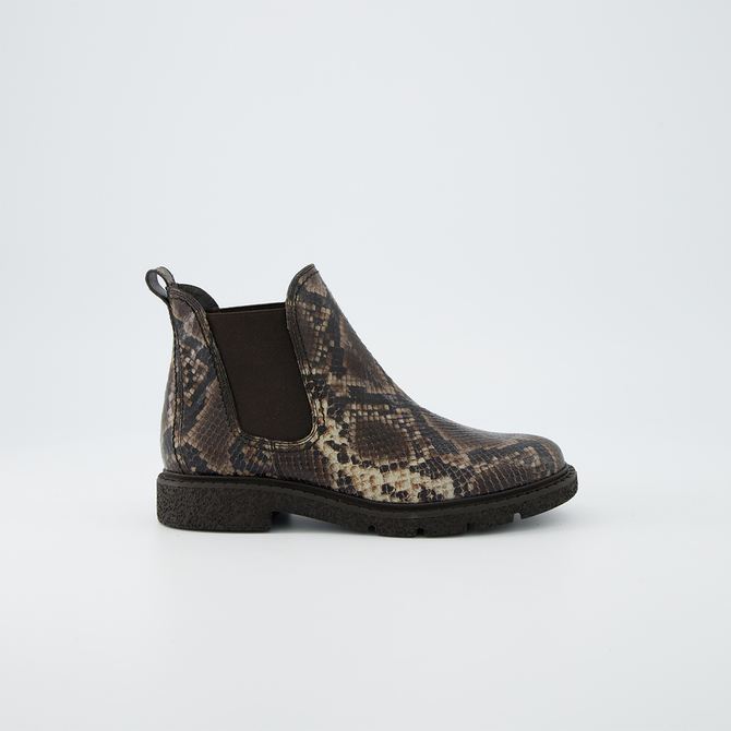 Paul Green 8258-048 Chelsea Boots in braun kombiniert