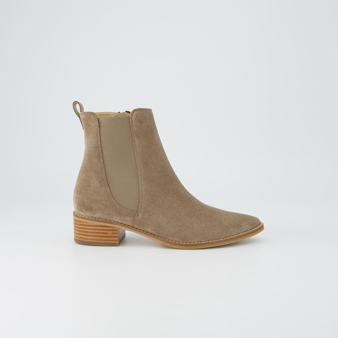 Asos Stiefel Beige Blockabsatz Beige Tamaris Chelsea-Boots Größe