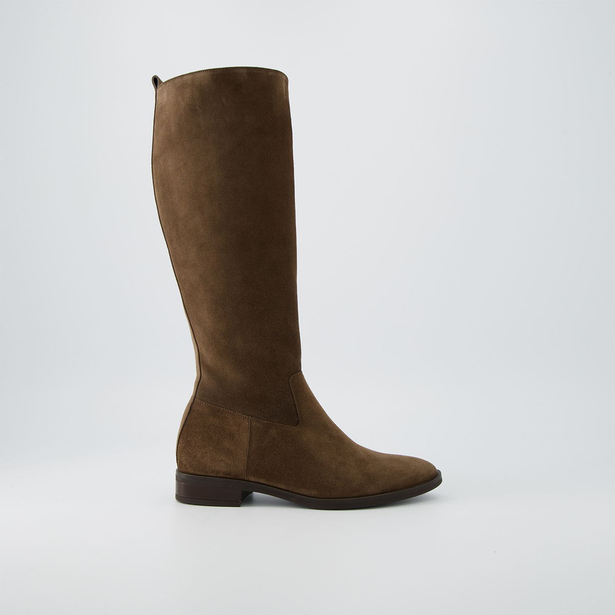 Paul Green Damen-Stiefel 8145-028 – Klassische Braun In Rauleder Mit Blockabsatz