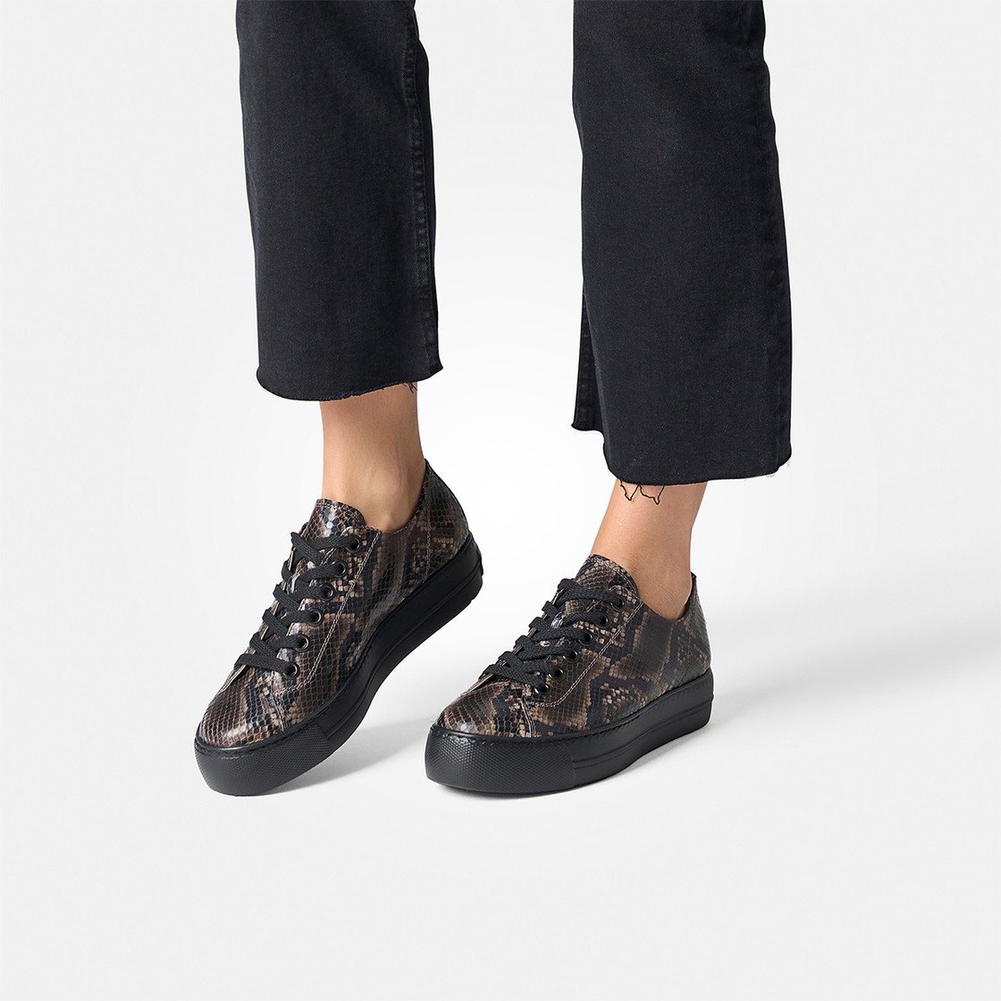 Paul Green 4790-818 - Schwarz, kombiniert/Reptil - Sonderbild