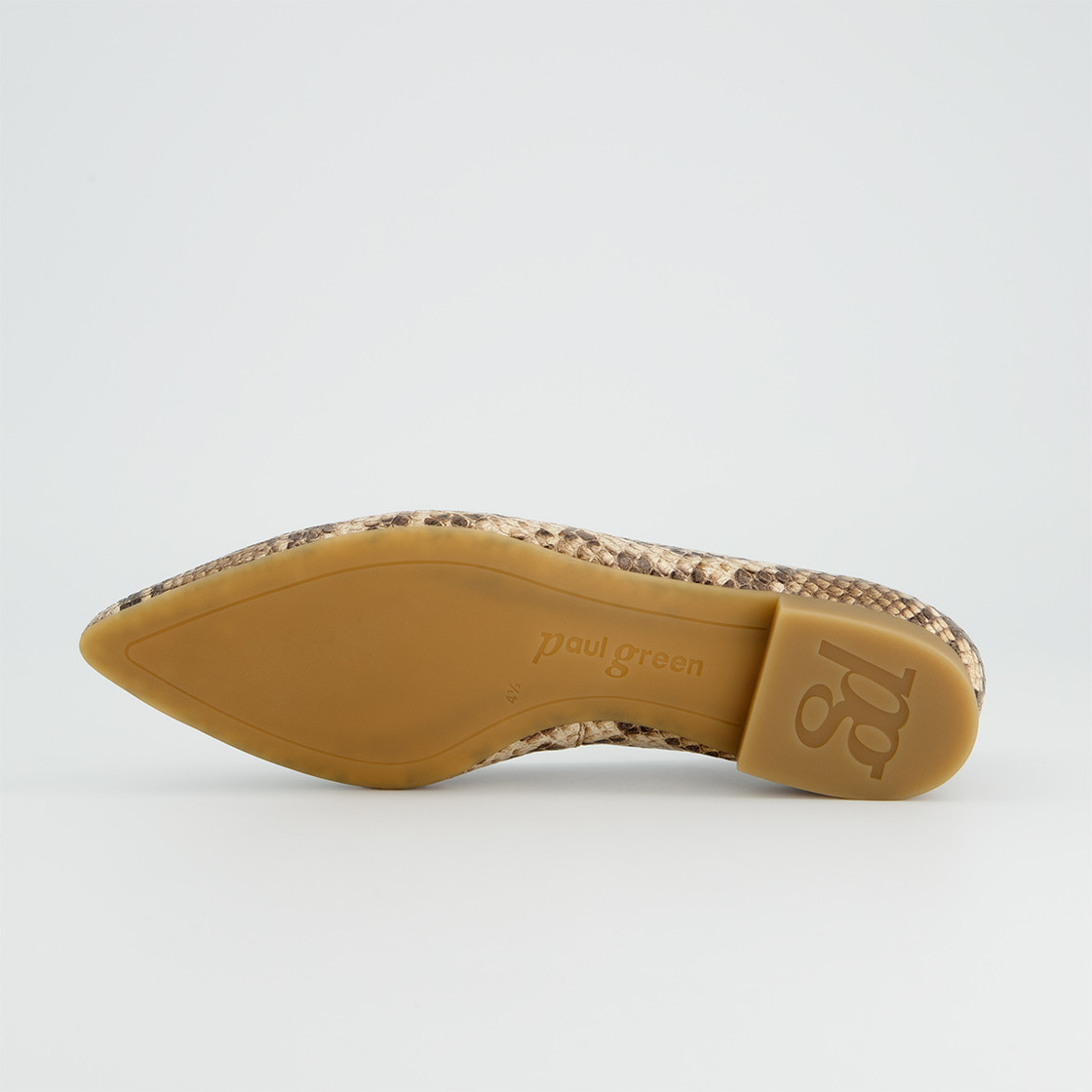 Paul Green 3772-209 - Beige / Reptiloptik - Draufsicht