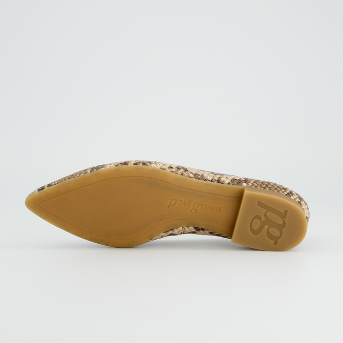 Paul Green 3772-209 - Beige / Reptiloptik - Draufsicht